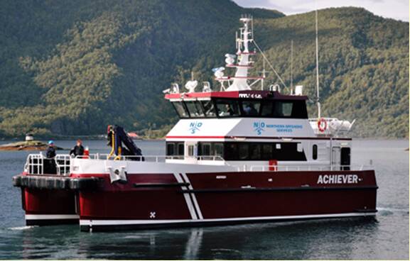 Equipements Défenses de Vedettes Ocean 3 - Wind Farm Support Vessel Achiever