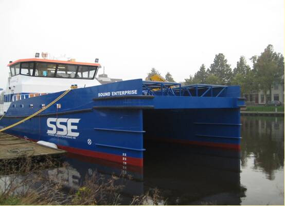 Equipements Défenses de Vedettes Ocean 3 - Wind Farm Support Vessel SSE Sound Enterprise