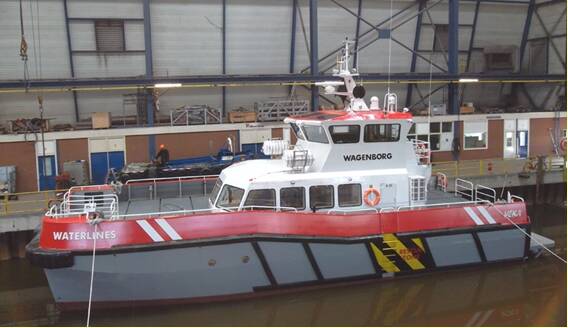 Equipements Défenses de Vedettes Ocean 3 - Wind Farm Support Vessel Waterlines