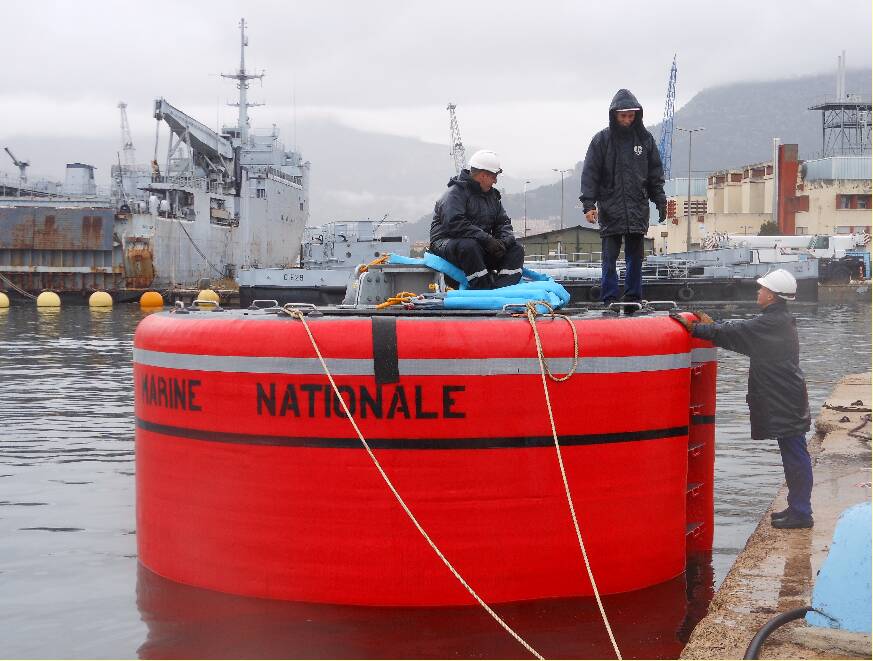 Coffres d'Amarrage "Grands Bâtiments" - BASE NAVALE de TOULON 2nde série Coffres d'Amarrage - ESID TOULON