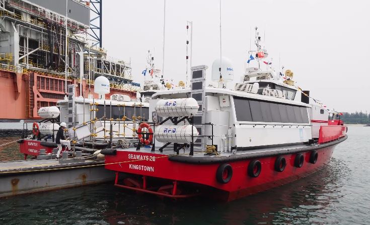 Equipements Défenses de Vedettes Ocean 3 - 2 Crew Boats Damen 22 m - Seaways 26